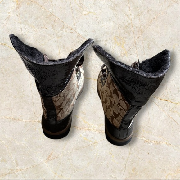 COACH TAILOR SIGNATURE SHORT BOOTS 6.5B - Picture 12 of 12